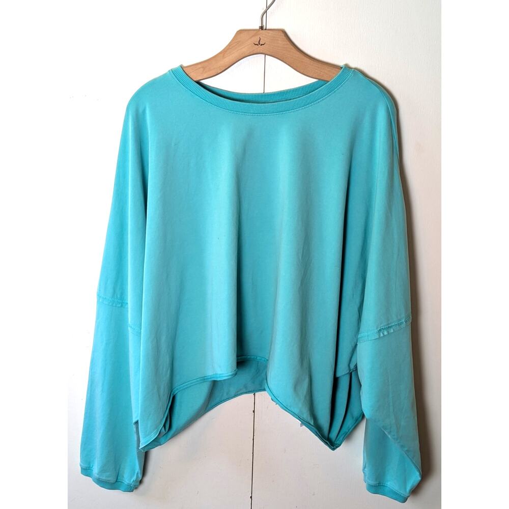 JoyLab Aqua Loose Fit Cropped Long Sleeve XXL